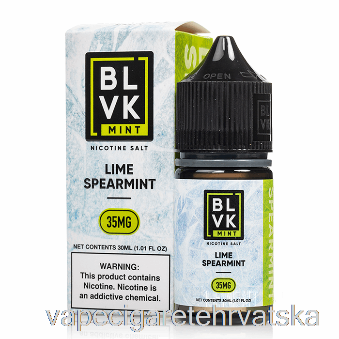 Vape Hrvatska Limeta Spearmint - Blvk Mint Soli - 30ml 35mg